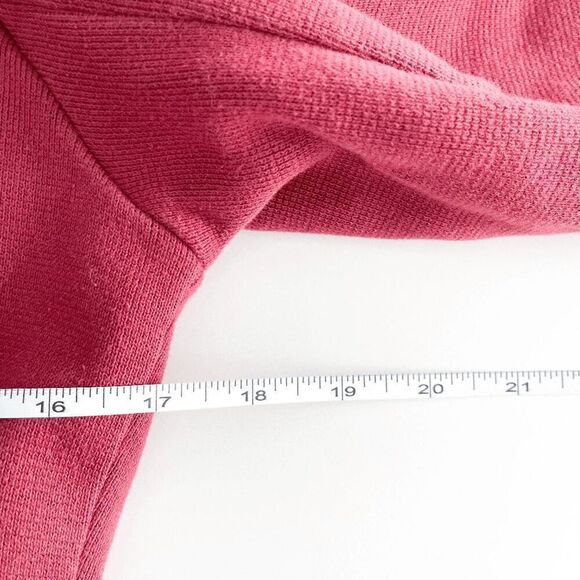 Banana Republic Women's 3/4 Sleeve Button Front Pea Coat Red Medium - Picture 7 of 9